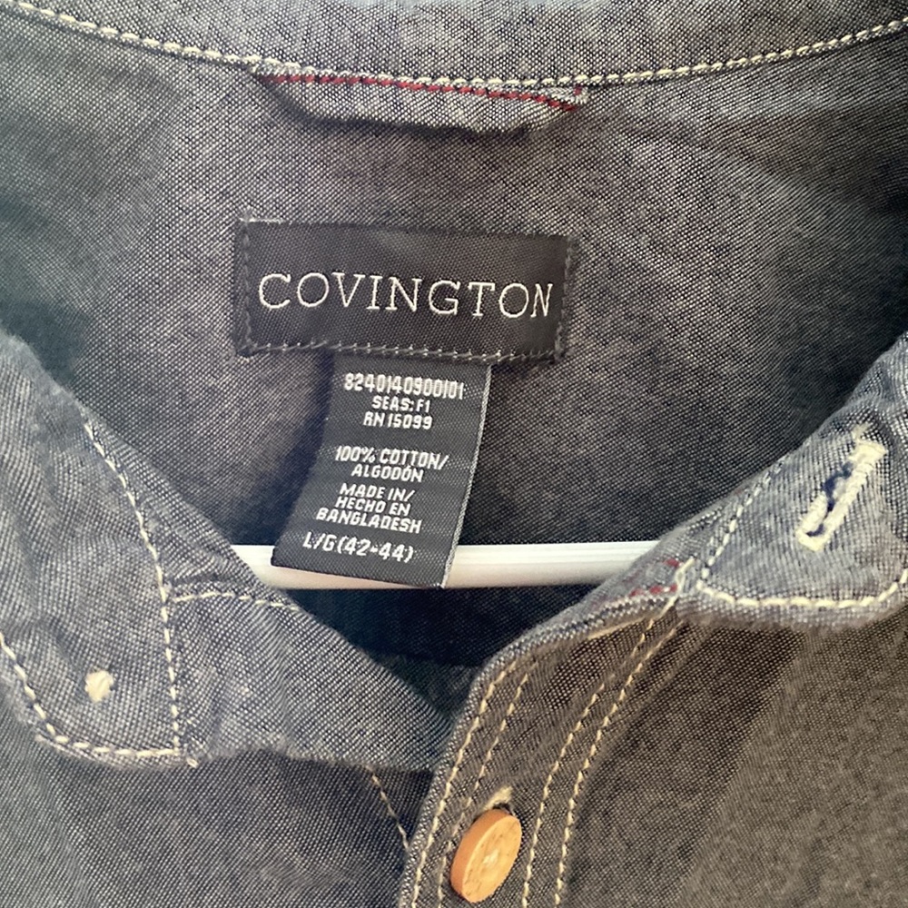 Men’s Covington Button Up Shirt - Picture 2 of 2